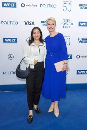 Award The Power List Germany s Top 50 Reem Alabali Radovan and Manuela Schwesig at The Power List Germany s Top 50 in the Sphere restaurant in the TV tower on 05 06 2025 in Berlin Copyright: xEventpressxKochanx