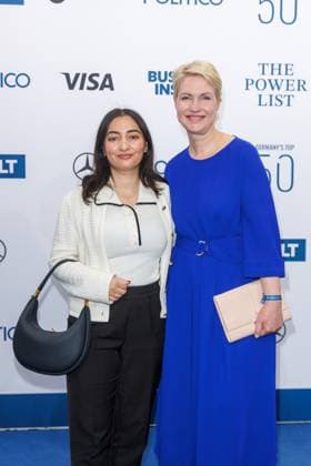 Award The Power List Germany s Top 50 Reem Alabali Radovan and Manuela Schwesig at The Power List Germany s Top 50 in the Sphere restaurant in the TV tower on 05 06 2025 in Berlin Copyright: xEventpressxKochanx