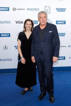 Award The Power List Germany s Top 50 Martina Gedeck and Markus Imboden at The Power List Germany s Top 50 at the Restaurant Sphere in the TV Tower on 05 06 2025 in Berlin Copyright: xEventpressxKochanx