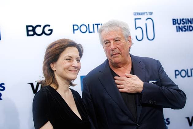 Award The Power List Germany s Top 50 Martina Gedeck and Markus Imboden at The Power List Germany s Top 50 at the Restaurant Sphere in the TV Tower on 05 06 2025 in Berlin Copyright: xEventpressxKochanx