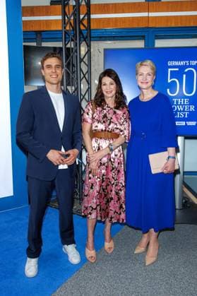 Award The Power List Germany s Top 50 Constantin Schreiber, Iris Berben and Manuela Schwesig at The Power List Germany s Top 50 at the Sphere restaurant in the TV tower on 05 06 2025 in Berlin Copyright: xEventpressxKochanx