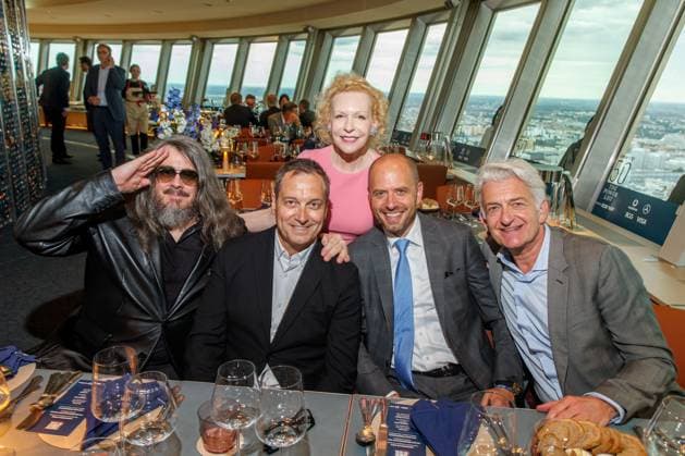 Award The Power List Germany s Top 50 Jonathan Meese, Dieter Nuhr, Sunnyi Melles Judith Viktoria Prinzessin zu Sayn Wittgenstein Sayn , Christian Bruch and Dominic Raacke at The Power List Germany s Top 50 at the Restaurant Sphere in the TV Tower on 05 06 2025 in Berlin Copyright: xEventpressxKochanx