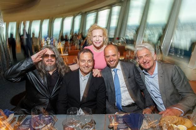Award The Power List Germany s Top 50 Jonathan Meese, Dieter Nuhr, Sunnyi Melles Judith Viktoria Prinzessin zu Sayn Wittgenstein Sayn , Christian Bruch and Dominic Raacke at The Power List Germany s Top 50 at the Restaurant Sphere in the TV Tower on 05 06 2025 in Berlin Copyright: xEventpressxKochanx