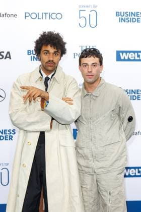 Award The Power List Germany s Top 50 Langston Uibel and Aaron Altaras at The Power List Germany s Top 50 at the Sphere restaurant in the TV tower on 05 06 2025 in Berlin Copyright: xEventpressxKochanx