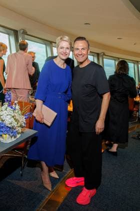 Award The Power List Germany s Top 50 Manuela Schwesig and Tim Raue at The Power List Germany s Top 50 in the Sphere restaurant in the television tower on 05 06 2025 in Berlin Copyright: xEventpressxKochanx