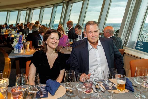 Award The Power List Germany s Top 50 Martina Gedeck and Heiko Kiesow at The Power List Germany s Top 50 at the Restaurant Sphere in the TV Tower on 05 06 2025 in Berlin Copyright: xEventpressxKochanx