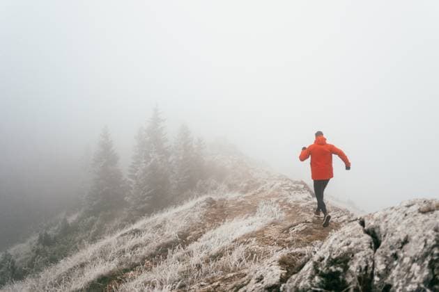 Creative Highlights Symbolfotos Man Climbing Rocky Hill in Fog Man Climbing Rocky Hill in Fog (License=RF) ,model released, Symbolfoto Copyright: xZoonar.com benisxarapovicx 23489703 ,model released, Symbolfoto ,property released