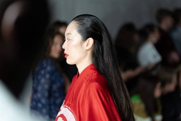 June 13, 2025, London, England, United Kingdom: The BA Fashion students from the University of Westminster are presenting their annual graduate show this evening in London. The event opens at 18:30 at Ambika P3, featuring runway presentations that highlight the final-term collections crafted by undergraduates in their final year. Attendees can expect a diverse display of menswear and womenswear, textile innovation, tailoring and experimental design, reflecting each studentÃ¢â‚¬â ¢s creative identity and technical proficiency. The show aims to mark the culmination of years of academic and practical training, offering observers insight into the next generation of designers entering the industry. London United Kingdom - ZUMAp242 20250613_zip_p242_003 Copyright: xJoaoxDanielxPereirax