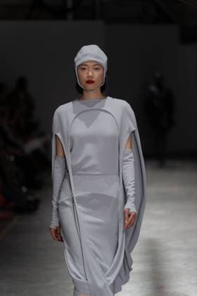 June 13, 2025, London, England, United Kingdom: The BA Fashion students from the University of Westminster are presenting their annual graduate show this evening in London. The event opens at 18:30 at Ambika P3, featuring runway presentations that highlight the final-term collections crafted by undergraduates in their final year. Attendees can expect a diverse display of menswear and womenswear, textile innovation, tailoring and experimental design, reflecting each studentÃ¢â‚¬â ¢s creative identity and technical proficiency. The show aims to mark the culmination of years of academic and practical training, offering observers insight into the next generation of designers entering the industry. London United Kingdom - ZUMAp242 20250613_zip_p242_010 Copyright: xJoaoxDanielxPereirax