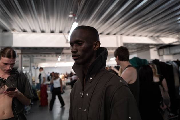 June 13, 2025, London, England, United Kingdom: The BA Fashion students from the University of Westminster are presenting their annual graduate show this evening in London. The event opens at 18:30 at Ambika P3, featuring runway presentations that highlight the final-term collections crafted by undergraduates in their final year. Attendees can expect a diverse display of menswear and womenswear, textile innovation, tailoring and experimental design, reflecting each studentÃ¢â‚¬â ¢s creative identity and technical proficiency. The show aims to mark the culmination of years of academic and practical training, offering observers insight into the next generation of designers entering the industry. London United Kingdom - ZUMAp242 20250613_zip_p242_019 Copyright: xJoaoxDanielxPereirax