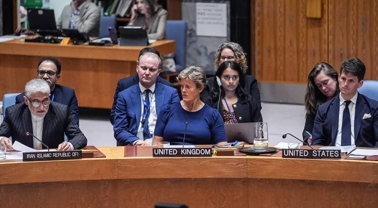 Bilder des Jahres 2025, News 06 Juni News Themen der Woche KW24 News Bilder des Tages UN Security Council holds an emergency meeting over Israel s strikes on Iran NEW YORK, UNITED STATES- JUNE 13: The United Nations Security Council holds an emergency meeting over Israel s strikes on Iran on Friday, June 13, 2025, in New York City, United States. Selcuk Acar Anadolu New York United States. Editorial use only. Please get in touch for any other usage.  Copyright: x2025xAnadoluxSelcukxAcarx