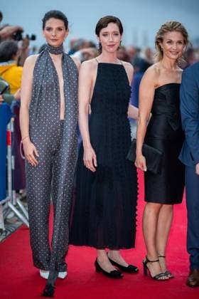 Cabourg Award Ceremony Red Carpet Josephine Japy, Sara Giraudeau and Barbara Schulz attending the awards ceremony red carpet as part of the 39th Cabourg Film Festival in Cabourg, France on June 13, 2025. Photo by Aurore Marechal ABACAPRESS.COM Cabourg France  Copyright: xMarechalxAurore ABACAx