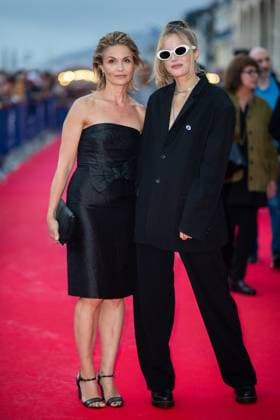 Cabourg Award Ceremony Red Carpet Barbara Schulz and Charlotte Colbert attending the awards ceremony red carpet as part of the 39th Cabourg Film Festival in Cabourg, France on June 13, 2025. Photo by Aurore Marechal ABACAPRESS.COM Cabourg France  Copyright: xMarechalxAurore ABACAx