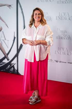 Lola Indigo concert photocall, Madrid, Spain - 14 Jun 2025 Carlota Corredera attends to Lola Indigo concert photocall at Riyadh Air Metropolitano Stadium on 14 Jun, 2025 in Madrid, Spain. (Credit: A. Perez Meca Alfa Images) Madrid Riyadh Air Metropolitano Stadium Madrid Spain Copyright: x x2025xA.xPerezxMeca AlfaxImagesx