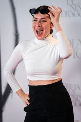 Lola Indigo concert photocall, Madrid, Spain - 14 Jun 2025 Blanca Paloma attends to Lola Indigo concert photocall at Riyadh Air Metropolitano Stadium on 14 Jun, 2025 in Madrid, Spain. (Credit: A. Perez Meca Alfa Images) Madrid Riyadh Air Metropolitano Stadium Madrid Spain Copyright: x x2025xA.xPerezxMeca AlfaxImagesx