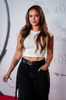 Lola Indigo concert photocall, Madrid, Spain - 14 Jun 2025 Gloria Camila Ortega attends to Lola Indigo concert photocall at Riyadh Air Metropolitano Stadium on 14 Jun, 2025 in Madrid, Spain. (Credit: A. Perez Meca Alfa Images) Madrid Riyadh Air Metropolitano Stadium Madrid Spain Copyright: x x2025xA.xPerezxMeca AlfaxImagesx