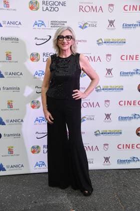 Rome, Via Veneto Golden Film Award 2025, In the photo: Lunetta Savino  Copyright: xVincenzoxLandix xipa-agency.netx xVincenzoxLandix IPA_Agency_IPA59070795