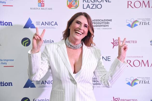 Rome, Via Veneto Golden Film Award 2025, In the photo: Sabina Stilo  Copyright: xVincenzoxLandix xipa-agency.netx xVincenzoxLandix IPA_Agency_IPA59070676