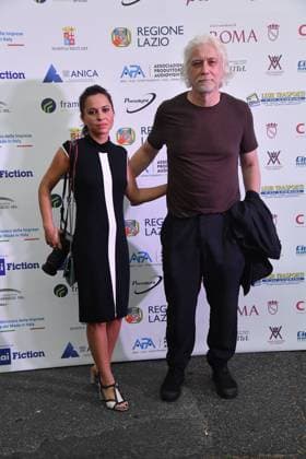 Rome, Via Veneto Golden Film Award 2025, In the photo: Tommaso Ragno with his partner  Copyright: xVincenzoxLandix xipa-agency.netx xVincenzoxLandix IPA_Agency_IPA59070731
