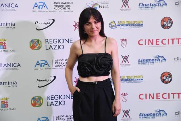 Rome, Via Veneto Golden Film Award 2025, In the photo: Claudia Tranchese  Copyright: xVincenzoxLandix xipa-agency.netx xVincenzoxLandix IPA_Agency_IPA59070755