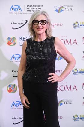Rome, Via Veneto Golden Film Award 2025, In the photo: Lunetta Savino  Copyright: xVincenzoxLandix xipa-agency.netx xVincenzoxLandix IPA_Agency_IPA59070794