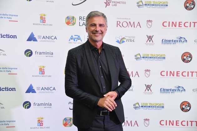 Rome, Via Veneto Golden Film Award 2025, In the photo: Beppe Convertini  Copyright: xVincenzoxLandix xipa-agency.netx xVincenzoxLandix IPA_Agency_IPA59070851