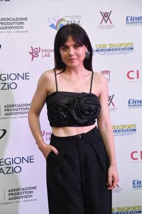 Rome, Italy: Rome, Via Veneto Golden Film Award 2025, In the photo: Claudia Tranchese Rome Italy  - ZUMAp169 20250614_zea_p169_1590 Copyright: xVincenzoxLandix