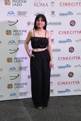 Rome, Italy: Rome, Via Veneto Golden Film Award 2025, In the photo: Claudia Tranchese Rome Italy  - ZUMAp169 20250614_zea_p169_1593 Copyright: xVincenzoxLandix