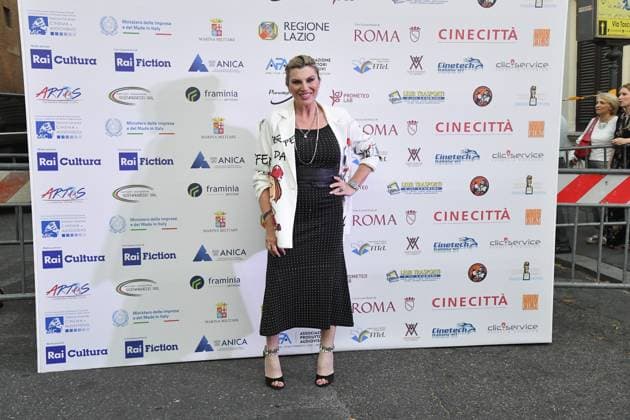 Rome, Italy: Rome, Via Veneto Golden Film Award 2025, In the photo: Nadia Rinaldi Rome Italy  - ZUMAp169 20250614_zea_p169_1620 Copyright: xVincenzoxLandix