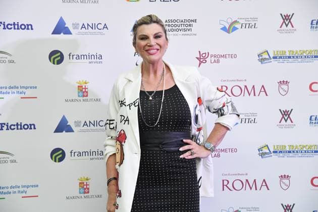 Rome, Italy: Rome, Via Veneto Golden Film Award 2025, In the photo: Nadia Rinaldi Rome Italy  - ZUMAp169 20250614_zea_p169_1622 Copyright: xVincenzoxLandix