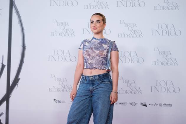Lola Índigo s Concert photocall At Estadio Metropolitano In Madrid, Spain - 14 Jun 2025 Valeria Monerri attends Lola Indigo s concert photocall at Riyadh Air Metropolitano. Madrid Spain Copyright: xAtilanoxGarciax xSOPAxImagesx FOTO41403