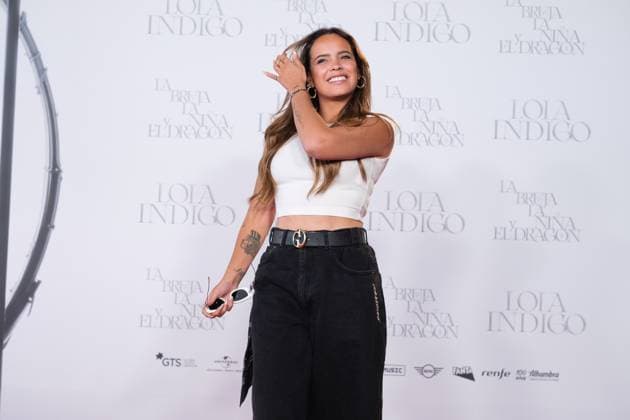 Lola Índigo s Concert photocall At Estadio Metropolitano In Madrid, Spain - 14 Jun 2025 Gloria Camila attends Lola Indigo s concert photocall at Riyadh Air Metropolitano. Madrid Spain Copyright: xAtilanoxGarciax xSOPAxImagesx FOTO41449