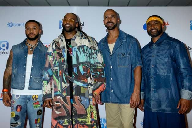 JLS at the Capital s Summertime Ball at Wembley Stadium, 15th June 2025. JLS attends as a secret performer at the Capital s Summertime Ball with Barclaycard at Wembley Stadium, 15th June 2025., Credit:Tina Korhonen Avalon London, Wembley Stadium  Copyright: xTinaxKorhonenx xAvalonx 1011269830