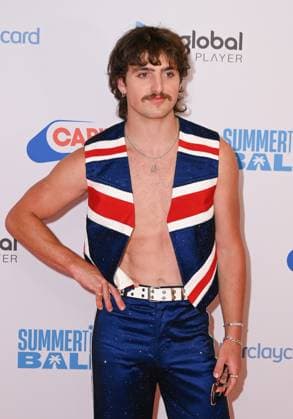 Benson Boone attends Capital™s Summertime Ball with Barclaycard at Wembley Stadiumin London, England. UK. Sunday 15th June 2025. Copyright: xJamesxWarrenx CAPITALS SUMMERTIME BALL 70