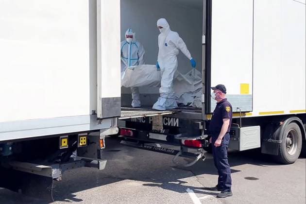 Bilder des Jahres 2025, News 06 Juni RUSSIA - JUNE 16, 2025: Russia hands over the bodies of servicemen of the Ukrainian Armed Forces. TASS  81721996