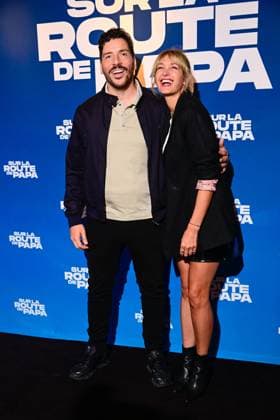 CELEBRITES : Avant Premiere du film SUR LA ROUTE DE PAPA - Paris - 16 06 2025 Redouane Bougheraba and Caroline Anglade attend the SUR LA ROUTE DE PAPA premiere on June 16, 2025 in Paris, France. ( Photo by Dante Badano PSNewz ) ParisFrance  Copyright: xx
