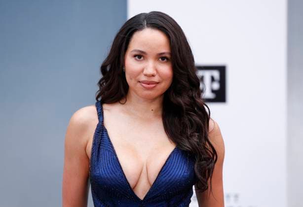 Jurnee Smollett arrives on the red carpet for the Apple Original Films & Warner Bros. Pictures F1 World Premiere in Times Square on Monday, June 16, 2025 in New York City.  NYP20250616136 JOHNxANGELILLO