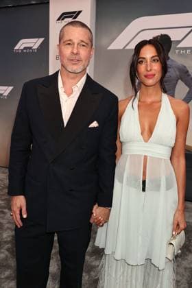 Red carpet arrivals for the World Premiere of Apple Original Films F1 The Movie in Times Square. F1 The Movie will be released in theatre s and in IMAX in partnership with Warner Bros. Pictures on June 27, 2025 Featuring: Brad Pitt and Ines de Ramon Where: New York, New York, United States When: 16 Jun 2025 Credit: Dave Allocca Starpix INSTARimages EDITORIAL USE ONLY. NOT FOR USE BY NEWSPAPERS BASED IN THE UK. Copyright: xx instar54848357