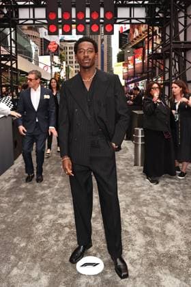 Red carpet arrivals for the World Premiere of Apple Original Films F1 The Movie in Times Square. F1 The Movie will be released in theatre s and in IMAX in partnership with Warner Bros. Pictures on June 27, 2025 Featuring: Damson Idris Where: New York, New York, United States When: 16 Jun 2025 Credit: Dave Allocca Starpix INSTARimages EDITORIAL USE ONLY. NOT FOR USE BY NEWSPAPERS BASED IN THE UK. Copyright: xx instar54848324