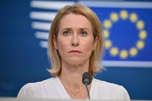 EU Foreign Ministers attends emergency meeting over escalating Israel-Iran tensions BRUSSELS, BELGIUM - JUNE 17: European Union (EU) High Representative for Foreign Affairs and Security Policy Kaja Kallas attends an emergency meeting of EU Foreign Ministers to discuss the escalating tensions in the Middle East following Israel s attacks on Iran, in Brussels, Belgium, on June 17, 2025. Dursun Aydemir Anadolu Brussels Belgium. Editorial use only. Please get in touch for any other usage.  Copyright: x2025xAnadoluxDursunxAydemirx