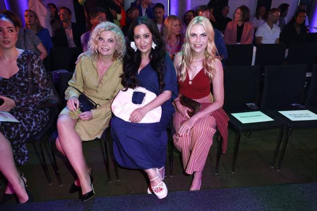 Eva Imhof, Miyabi Kawai and Tanja Buelter at the Ernstings Family Celebrate Diversity Fashion Show on 17 06 2025 in Hamburg Ernstings Family Fashion Show 2025 in Hamburg