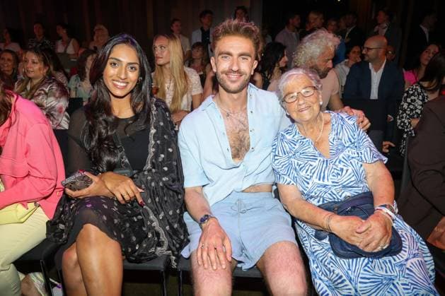 Ernsting s family Fashion Show Hamburg, 17 06 2025 Sayana Ranjan, Felix Nieder Oma Waltraud Tik Tok Oma at the Ernsting s family Fashion Show at the Empire Riverside Hotel in Hamburg Hamburg Copyright: xMatthiasxGränzdörferx