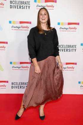 Sandra Hunke as a guest at the Ernstings Fashion HW Show 2025 under the motto Celebrate Diversity at the Hotel Empire Riverside on June 17, 2025 in Hamburg Hamburg Germany