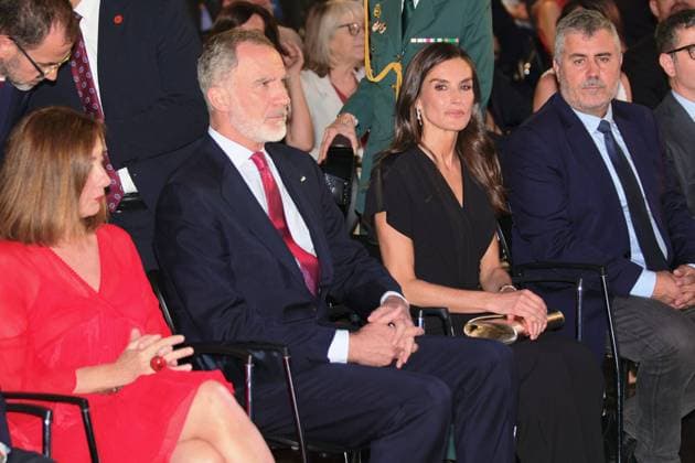 Spanish King Felipe VI and Queen Letizia during the delivery of the King of Spain International Journalism Awards in Madrid on Wednesday, June 2025. Cordon Press 