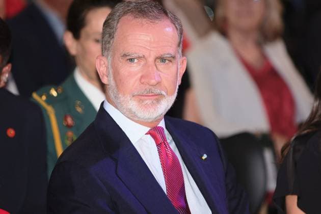 Spanish King Felipe VI and Queen Letizia during the delivery of the King of Spain International Journalism Awards in Madrid on Wednesday, June 2025. Cordon Press 