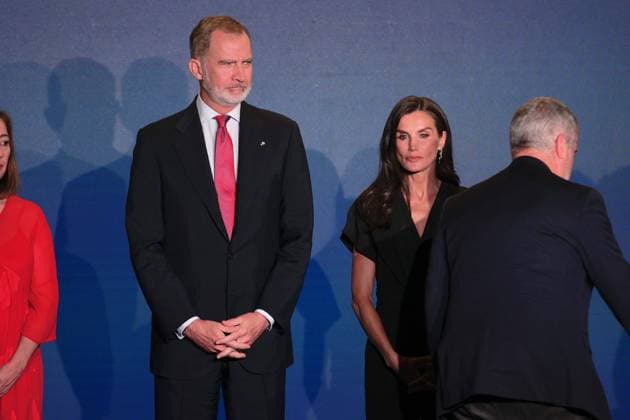 Spanish King Felipe VI and Queen Letizia during the delivery of the King of Spain International Journalism Awards in Madrid on Wednesday, June 2025. Cordon Press 