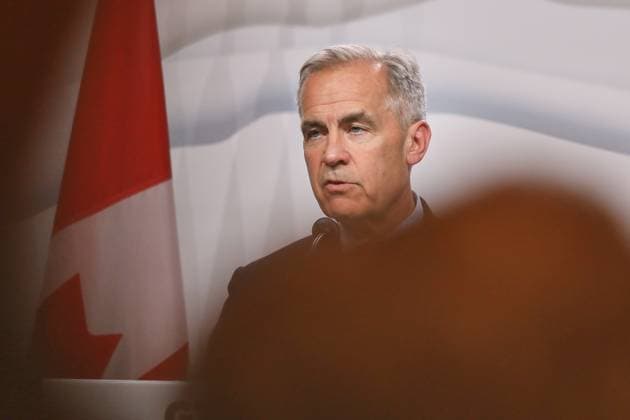 Kananaskis, Alberta, Canada, 18 06 2025 Mountain Lodge G7 Summit 2025 Canadian Prime Minister Mark Carney speaks at the closing press conference Copyright: xdtsxNachrichtenagenturx dts_71274