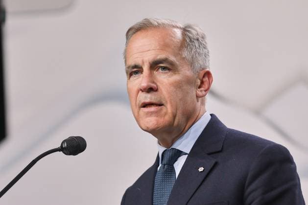 Kananaskis, Alberta, Canada, 18 06 2025 Mountain Lodge G7 Summit 2025 Canadian Prime Minister Mark Carney speaks at the closing press conference Copyright: xdtsxNachrichtenagenturx dts_71289