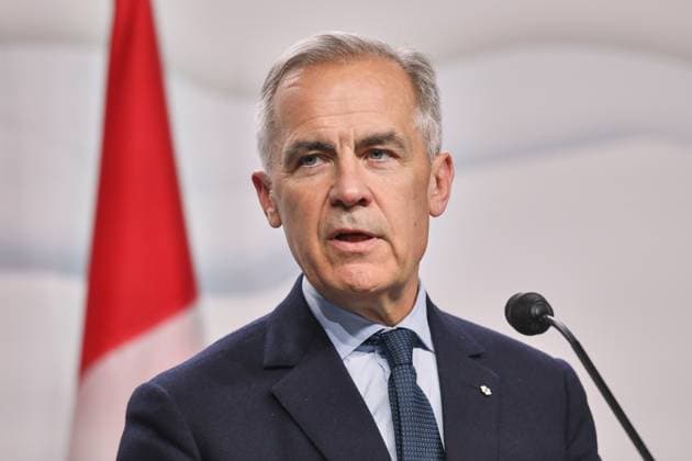 Kananaskis, Alberta, Canada, 18 06 2025 Mountain Lodge G7 Summit 2025 Canadian Prime Minister Mark Carney speaks at the closing press conference Copyright: xdtsxNachrichtenagenturx dts_71295