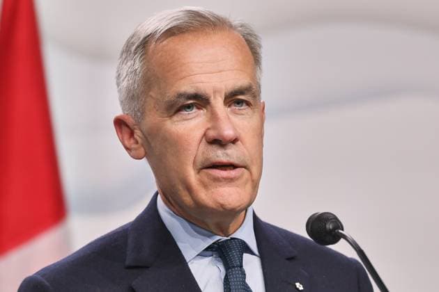 Kananaskis, Alberta, Canada, 18 06 2025 Mountain Lodge G7 Summit 2025 Canadian Prime Minister Mark Carney speaks at the closing press conference Copyright: xdtsxNachrichtenagenturx dts_71279